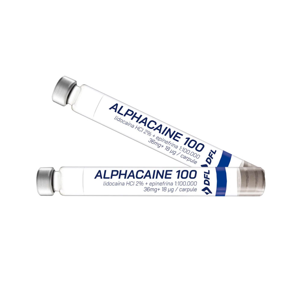 ANESTESIA LIDOCAINA 2% 1:100,000 ALPHA BLISTER DE 10 CARTUCHOS DFL 57886