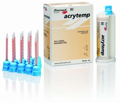 ACRYTEMP COLOR A2 50ML+ 15 PUNT MEZC RESINA BIS ACRILICA PARA PROVISIONALES REF. C700200