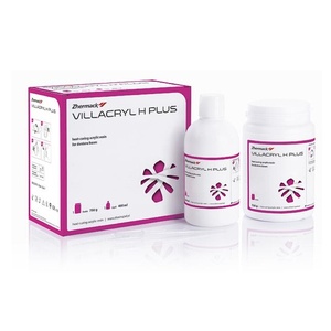 [41821] VILLACRYL H PLUS COLOR 0 (TRANSPARENTE) TERMOPOLIMERIZABLE P/PROTESIS 750G POLVO 400ML LIQ V1000Z02